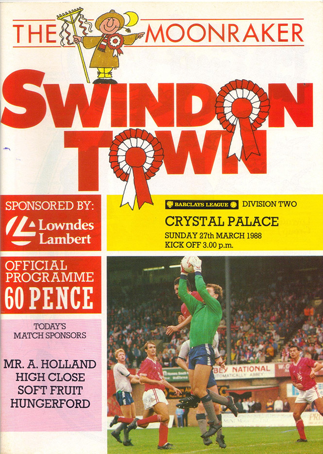 <b>Sunday, March 27, 1988</b><br />vs. Crystal Palace (Home)